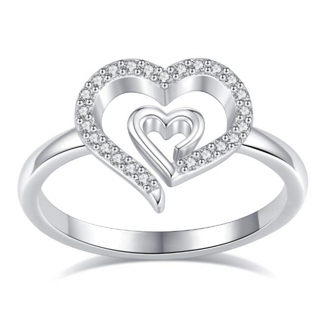 Heart to heart ring 861621