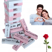Wood Block Tower Game for Adults
